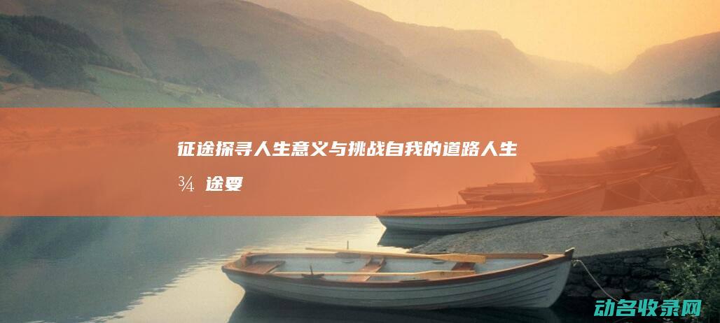 征途 探寻人生意义与挑战自我的道路 (人生征途要闯关)